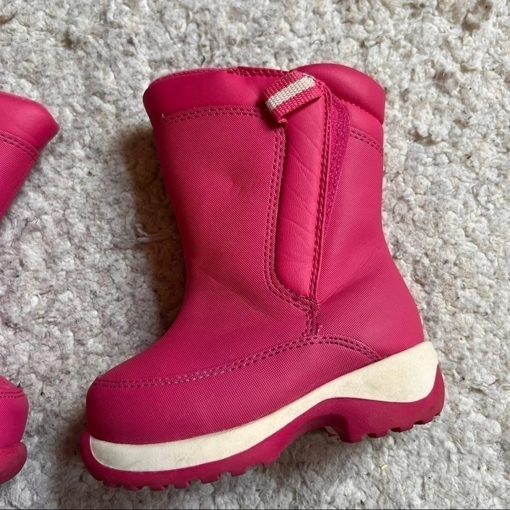 Lands' End Kids Pink Winter Boots Size 6M